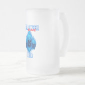 Karten spielen - Halloween-Blaze-Trio Mattglas Bierglas (VorderseiteRechts)