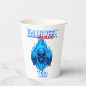 Karten spielen - Halloween-Blaze-Trio Pappbecher (Vorderseite)