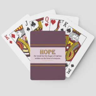 Karten spielen: Hoffnung Spielkarten