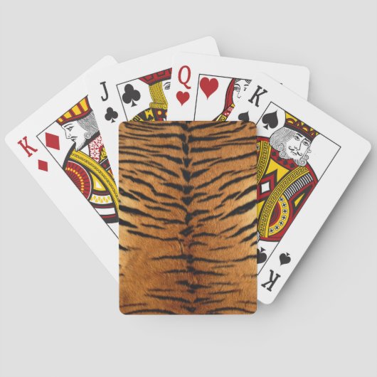 Karten spielen in Tiger Spielkarten (Rückseite)