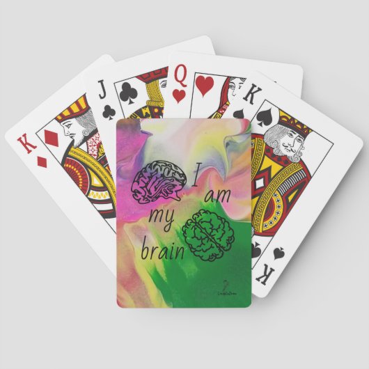 Karten spielen (klassisch) "Ich bin mein Brian." Spielkarten (Rückseite)