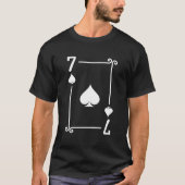 Karten spielen Kostüm 7 Spaziergang Card T-Shirt (Vorderseite)