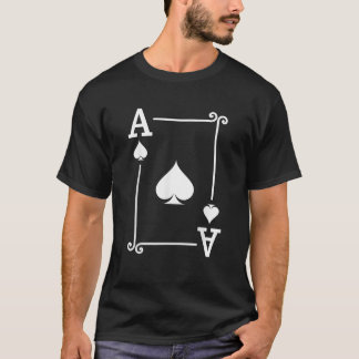 Karten spielen Kostüm Ace Spazio -Karte T-Shirt