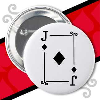 Karten spielen Kostüm Jack Diamonds Card Jack Kart Button
