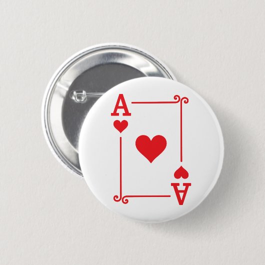 Karten spielen Kostümakkarton Ace Hörkarte Ace Kar Button (Vorne & Hinten)