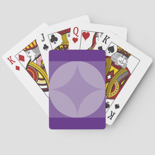 Karten spielen - Kreise und Diamanten Spielkarten (Rückseite)