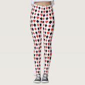 Karten spielen leggings (Vorderseite)