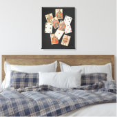 Karten spielen leinwanddruck (Insitu (Schlafzimmer))