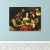 Karten spielen leinwanddruck (Insitu (Holzboden))