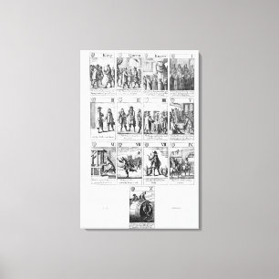 Karten spielen leinwanddruck