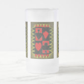 Karten spielen mattglas bierglas (Mittel)