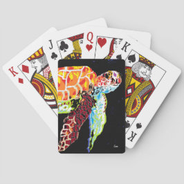 Karten spielen/Meeresschildkröte Spielkarten