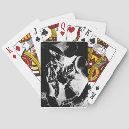 Karten spielen mit Original Art Cowboy Spielkarten
