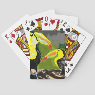 Karten spielen: Paradiesvögel Spielkarten
