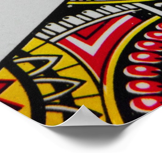 Karten spielen poster (Ecke)