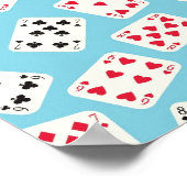 Karten spielen poster (Ecke)