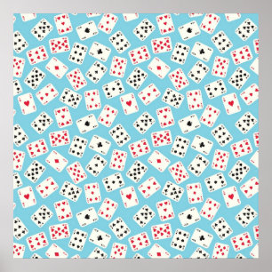 Karten spielen poster