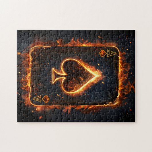 Karten spielen. puzzle (Horizontal)