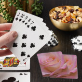 Karten spielen Schöne Rosa Rose Spielkarten (In Situ)