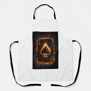 Karten spielen. schürze