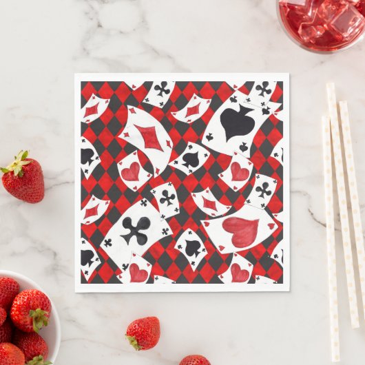 Karten spielen serviette (Beispiel)