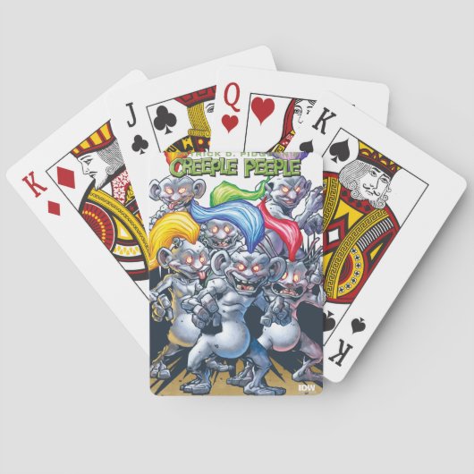Karten spielen, Standardindex-Gesichter Spielkarten (Rückseite)