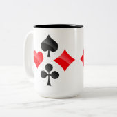 Karten spielen - Tasse (Vorderseite Links)