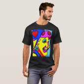 Karten spielende Urgroßmutter 2 T-Shirt (Vorne ganz)