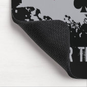 Karten-Spritzengewohnheit mousepad (Ecke)