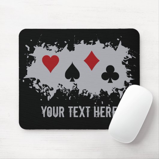 Karten-Spritzengewohnheit mousepad (Mit Mouse)