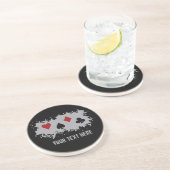 Karten-Spritzengewohnheits-Untersetzer Untersetzer (Seite)