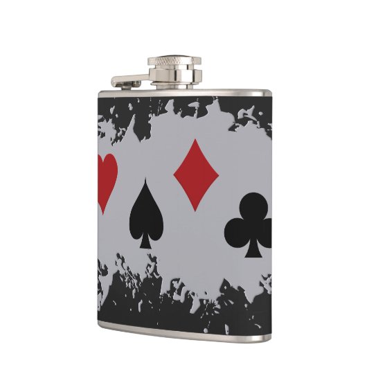 Karten-Spritzengewohnheitsflasche Flachmann (Links)