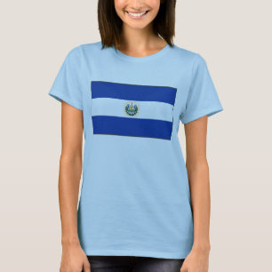 Karten-T - Shirt El Salvador Flaggen-x