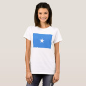 Karten-T - Shirt Somalia-Flaggen-x (Vorne ganz)