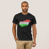 Karten-T - Shirt Ungarns Flagcolor (Vorne ganz)