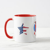 Karten-Tasse der Trumpf-Wahlergebnis-2016 Tasse (Links)