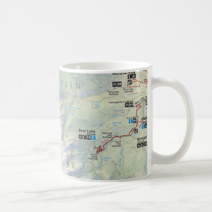 Karten-Tasse des felsiger Berg (Colorado) Kaffeetasse