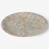 Karten-Teller Pappteller (Schrägansicht)