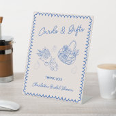 Karten und Geschenke aus dem Brautparty Markt Sockelschild (In SItu)