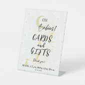 Karten und Geschenke Babydusche Schild (Vorderseite)