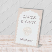 Karten und Geschenke Beach Babe Seashell Baby Dusc Sockelschild