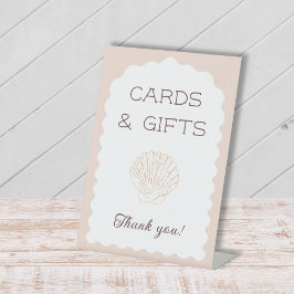 Karten und Geschenke Beach Babe Seashell Baby Dusc Sockelschild