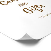 Karten und Geschenke Bee Baby Dusche Niedlich Kawa Poster (Ecke)