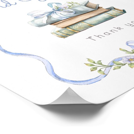 Karten und Geschenke Blauer Bogen New Chapter Baby Poster (Ecke)