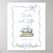 Karten und Geschenke Blauer Bogen New Chapter Baby Poster (Vorne)