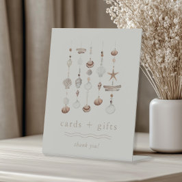 Karten und Geschenke Boho Beach Baby Dusche Sockelschild