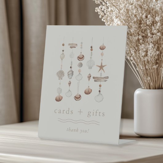 Karten und Geschenke Boho Beach Baby Dusche Sockelschild