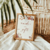 Karten und Geschenke Boho Brautparty Poster