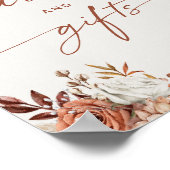 Karten und Geschenke Boho Brautparty Poster (Ecke)