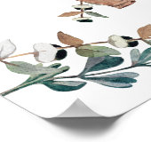 Karten und Geschenke Boho Gender Neutrale Twins Poster (Ecke)